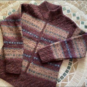 Ralph Lauren ~ Exclusive Hand Knit Sweater ~ Petite ~ 85 Wool 15 Mohair